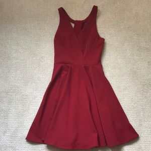 lulus red homecoming dress